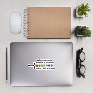 Roll for All Sticker