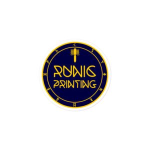 Runic 3D Sticker