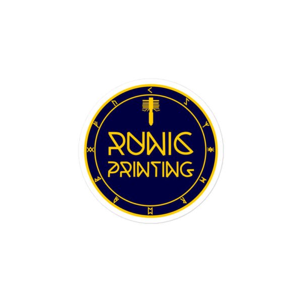 Runic 3D Sticker